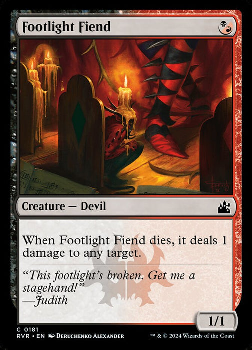 Footlight Fiend (Foil)