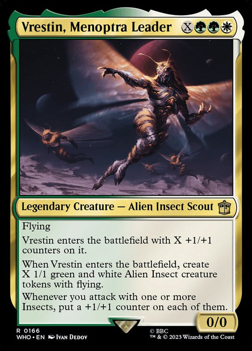 Vrestin, Menoptra Leader - Legendary (Foil)