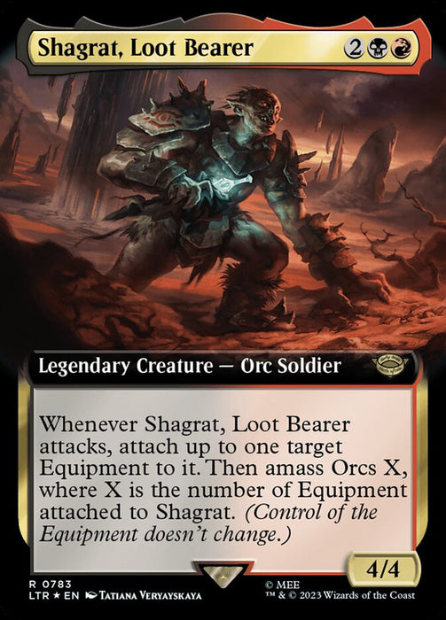 Shagrat, Loot Bearer - Legendary- Extended Art (Foil)