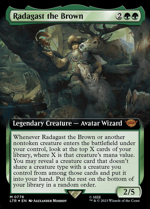 Radagast the Brown - Legendary- Extended Art (Foil)