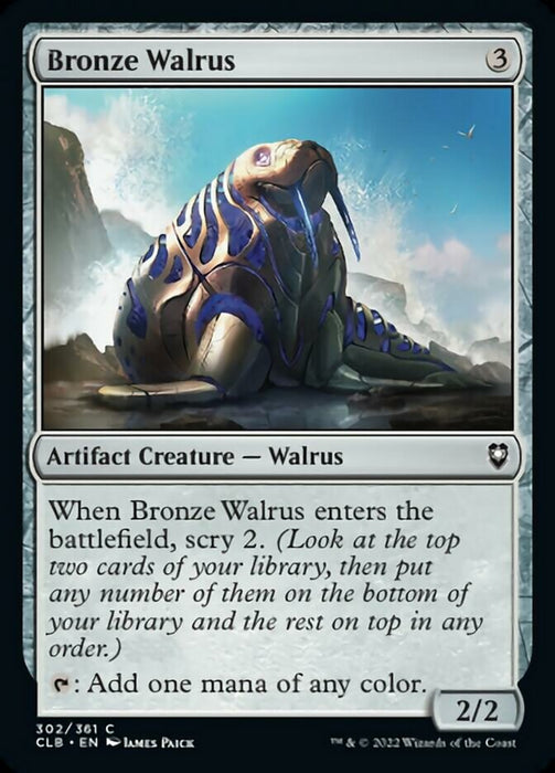 Bronze Walrus  (Foil)