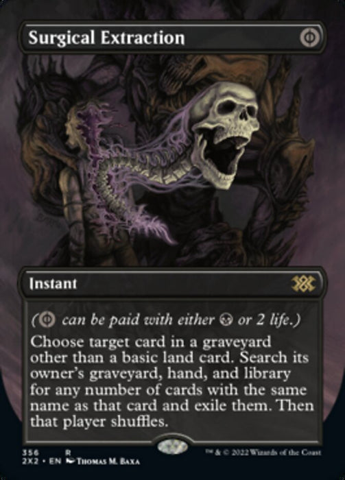 Surgical Extraction - Borderless  - Inverted (Foil)