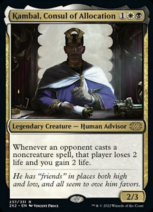 Kambal, Consul of Allocation  - Legendary (Foil)