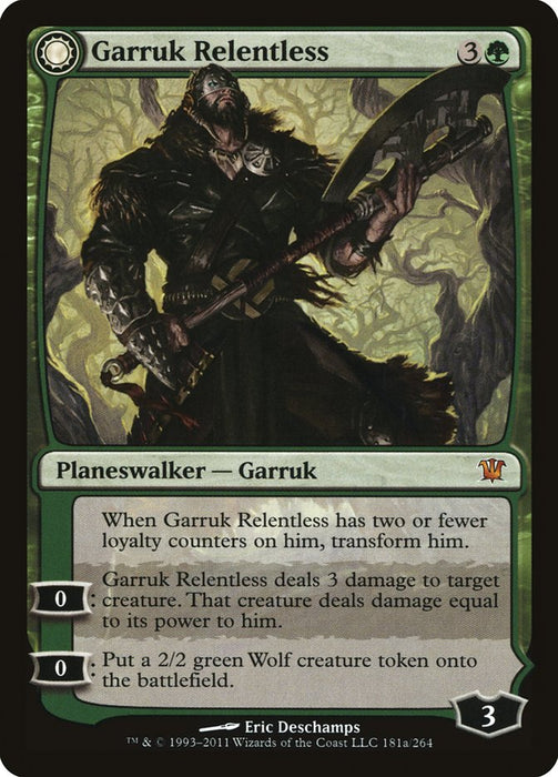 Garruk Relentless // Garruk, the Veil-Cursed  - Sunmoondfc (Foil)