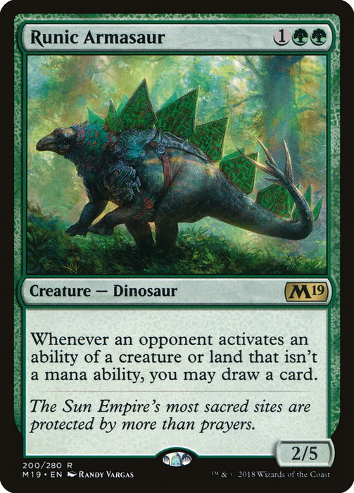 Runic Armasaur  (Foil)