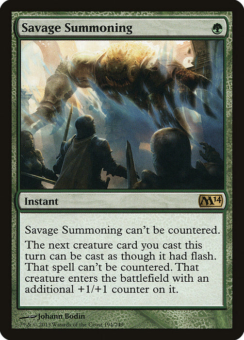 Savage Summoning  (Foil)