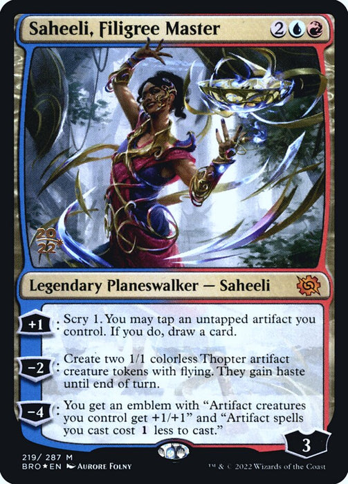 Saheeli, Filigree Master (Foil)