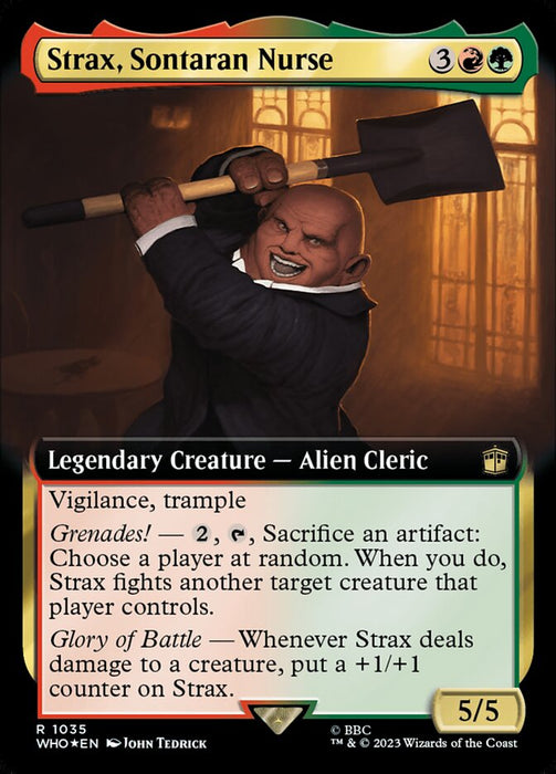 Strax, Sontaran Nurse - Extended Art- Legendary (Foil)