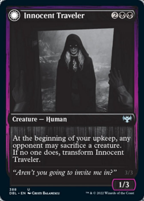 Innocent Traveler // Malicious Invader  - Inverted (Foil)