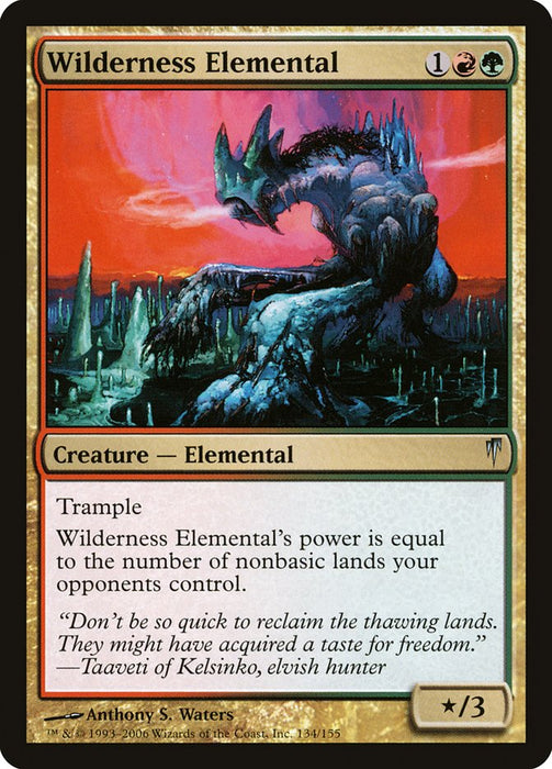 Wilderness Elemental  (Foil)