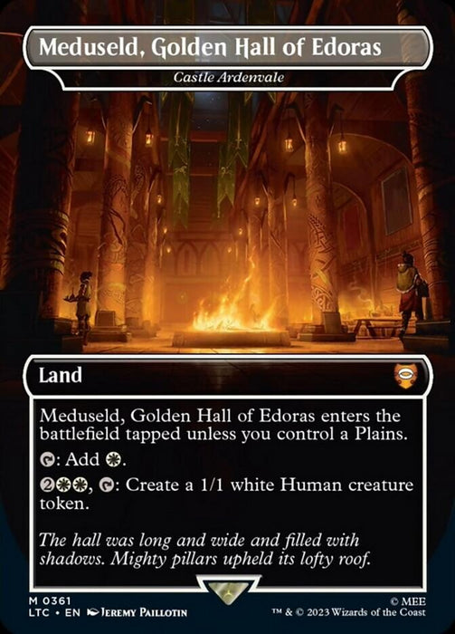 Meduseld, Golden Hall of Edoras - Castle Ardenvale - Borderless (Foil)