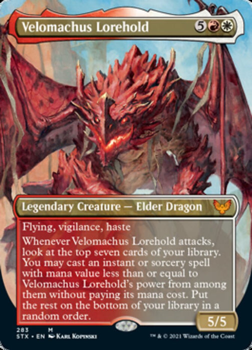 Velomachus Lorehold - Borderless  - Legendary - Inverted