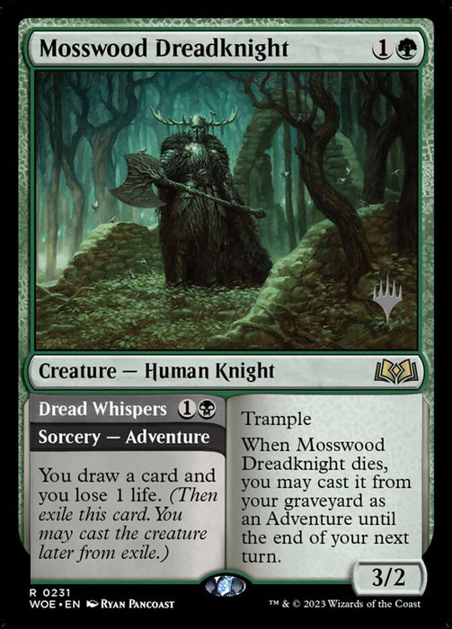 Mosswood Dreadknight // Dread Whispers (Foil)