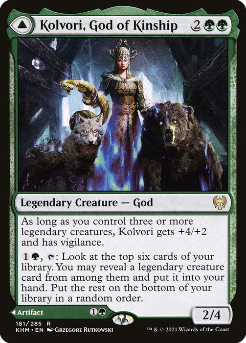 Kolvori, God of Kinship // The Ringhart Crest  - Legendary (Foil)