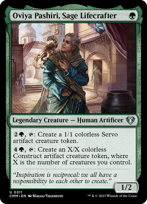 Oviya Pashiri, Sage Lifecrafter - Legendary (Foil)