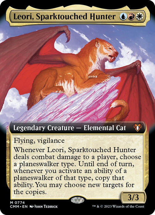 Leori, Sparktouched Hunter - Legendary- Extended Art