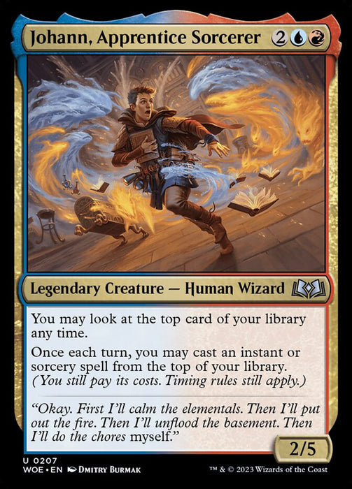 Johann, Apprentice Sorcerer - Legendary (Foil)