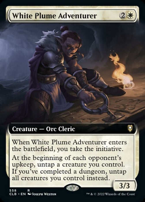 White Plume Adventurer  - Extended Art