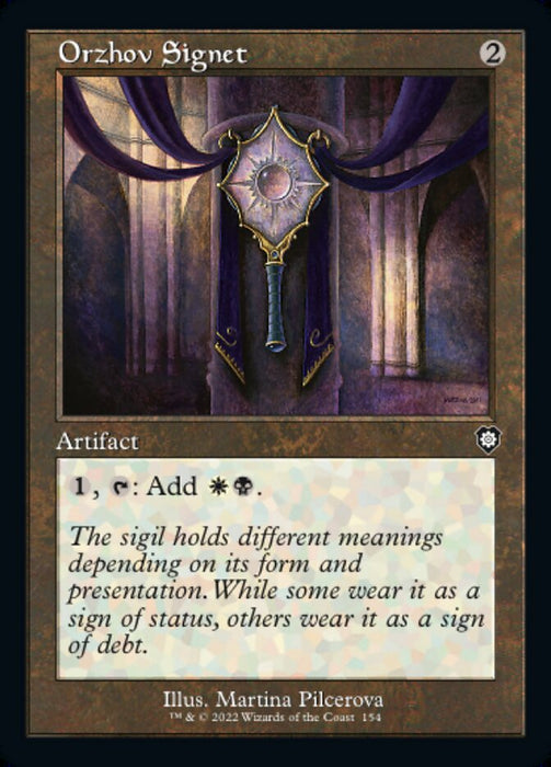 Orzhov Signet - Retro Frame