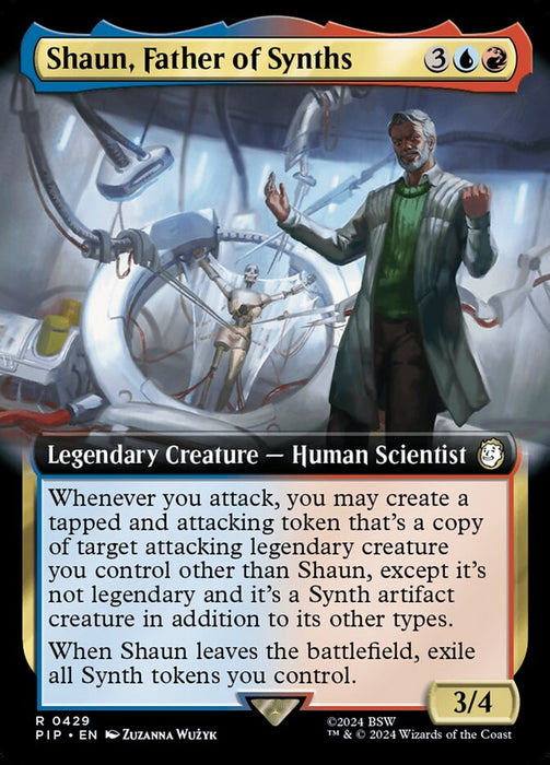 Shaun, Father of Synths - Legendary- Extended Art (Foil)