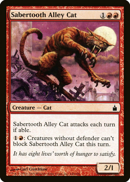 Sabertooth Alley Cat  (Foil)