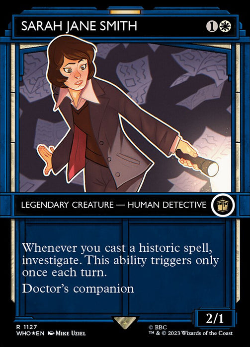 Sarah Jane Smith - Borderless - Legendary- Showcase- Inverted (Foil)