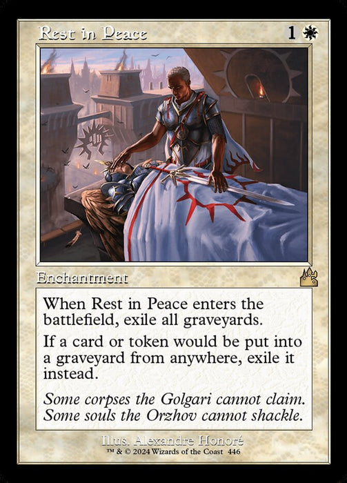 Rest in Peace - Retro Frame (Foil)