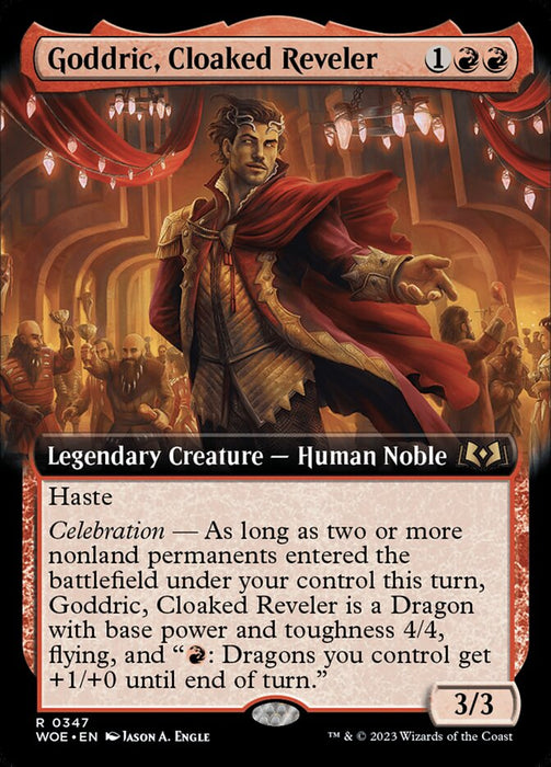 Goddric, Cloaked Reveler - Extended Art- Legendary (Foil)