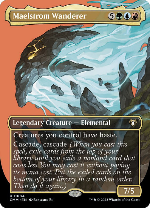 Maelstrom Wanderer - Borderless - Legendary- Inverted (Foil)