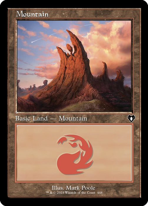 Mountain - Retro Frame