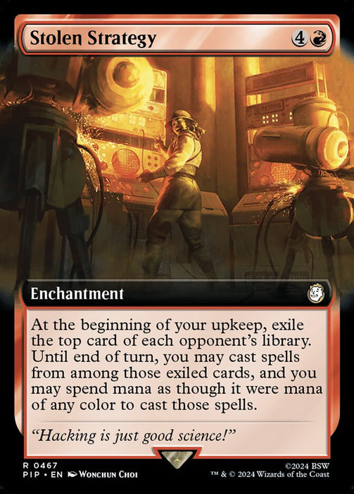 Stolen Strategy - Extended Art (Foil)