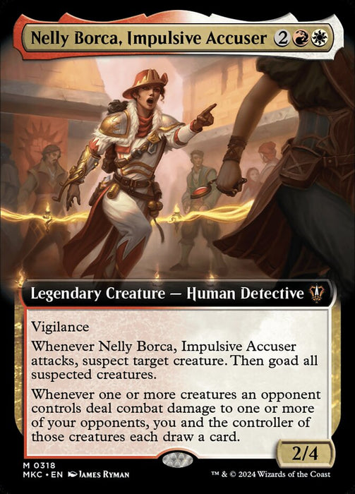 Nelly Borca, Impulsive Accuser - Extended Art- Legendary (Foil)