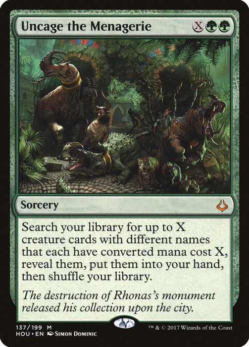 Uncage the Menagerie  (Foil)