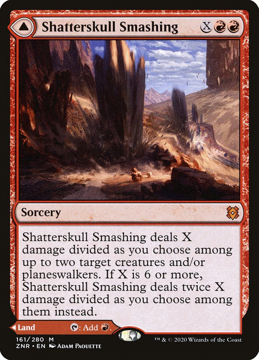 Shatterskull Smashing // Shatterskull, the Hammer Pass  (Foil)