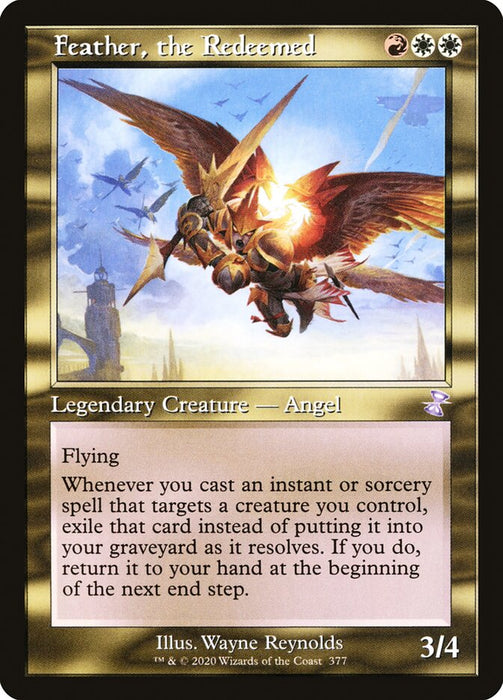 Feather, the Redeemed - Retro Frame  (Foil)