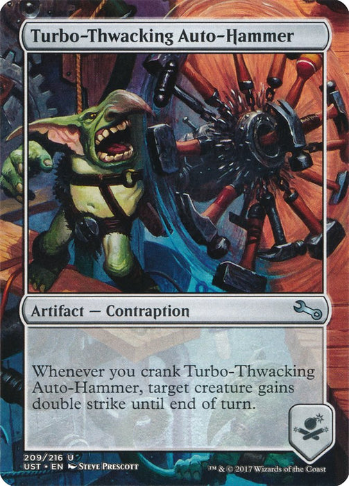 Turbo-Thwacking Auto-Hammer - Borderless  (Foil)