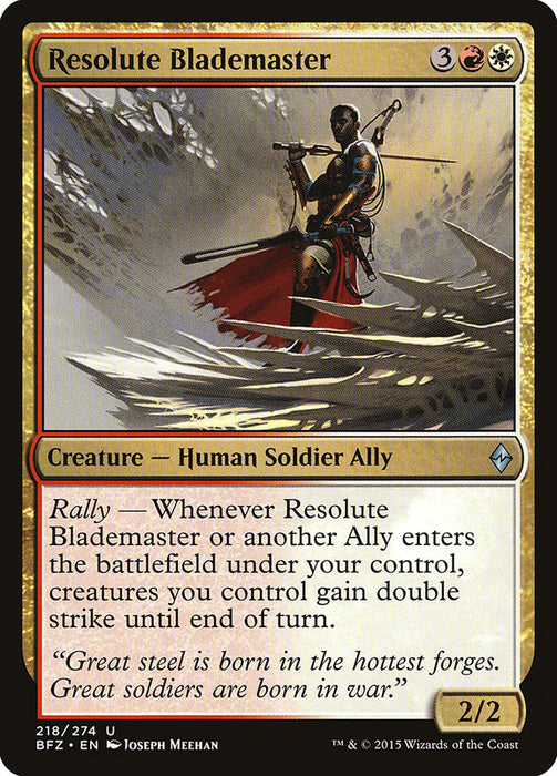 Resolute Blademaster  (Foil)