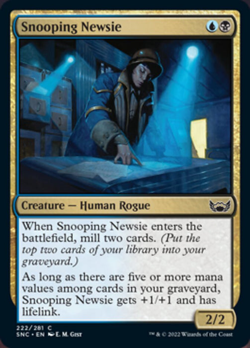 Snooping Newsie  (Foil)