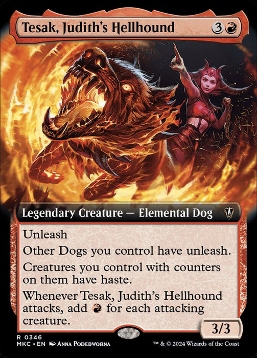 Tesak, Judith's Hellhound - Legendary- Extended Art