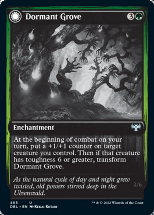 Dormant Grove // Gnarled Grovestrider  - Inverted (Foil)