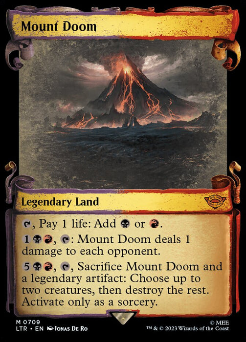 Mount Doom - Showcase- Legendary (Foil)