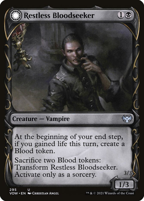 Restless Bloodseeker // Bloodsoaked Reveler  - Showcase - Sunmoondfc (Foil)