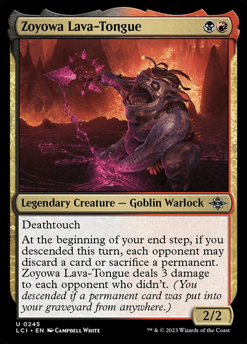 Zoyowa Lava-Tongue - Legendary