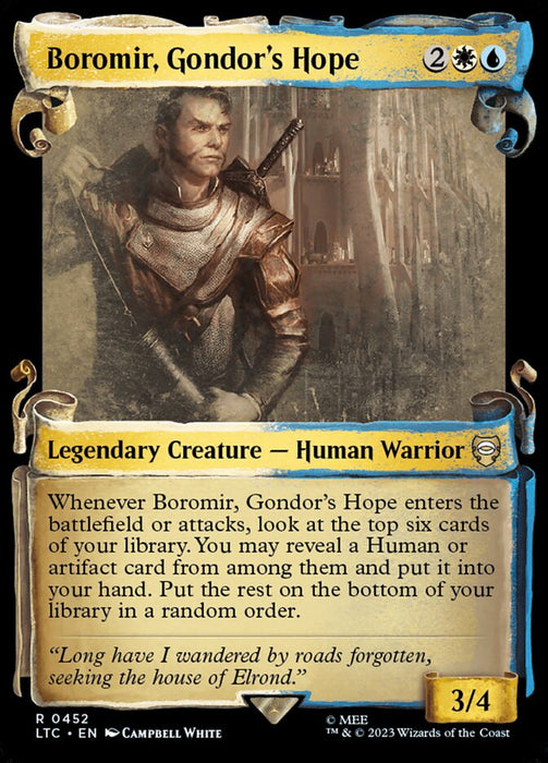 Boromir, Gondor's Hope - Showcase- Legendary (Foil)