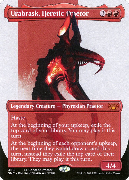 Urabrask, Heretic Praetor - Borderless - Legendary