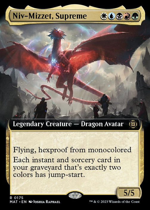 Niv-Mizzet, Supreme - Legendary- Extended Art (Foil)