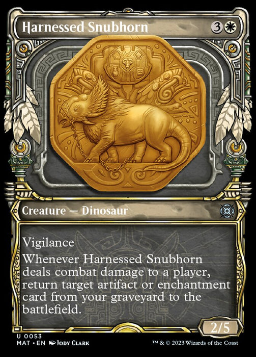 Harnessed Snubhorn - Showcase- Inverted