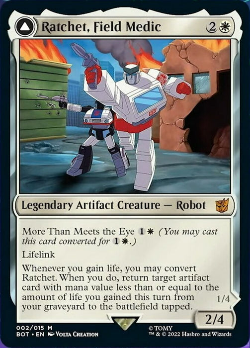 Ratchet, Field Medic // Ratchet, Rescue Racer - Convertdfc- Legendary (Foil)