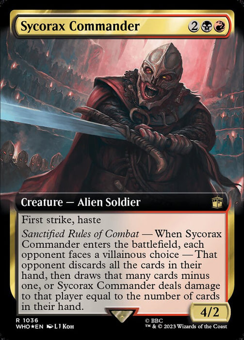 Sycorax Commander - Extended Art (Foil)