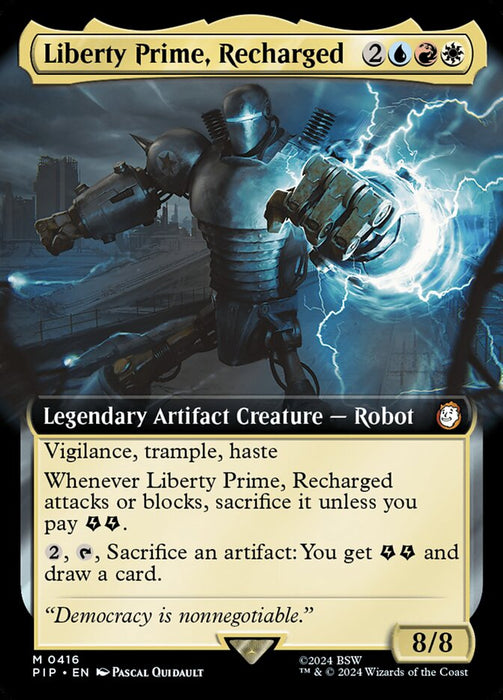 Liberty Prime, Recharged - Legendary- Extended Art